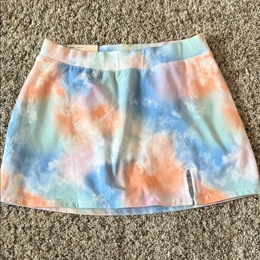 SO Kids Colorful Tie-Dye Skort